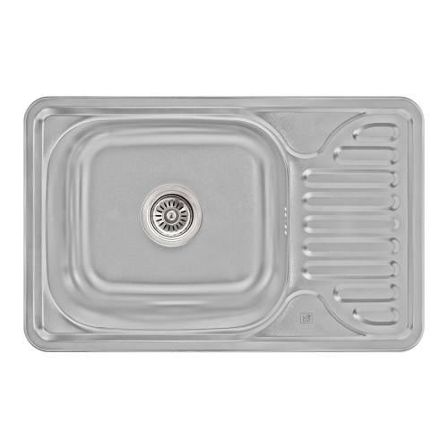 Мойка для кухни Lidz 6642 0,8 мм Micro Decor (LIDZ664208MICDEC)