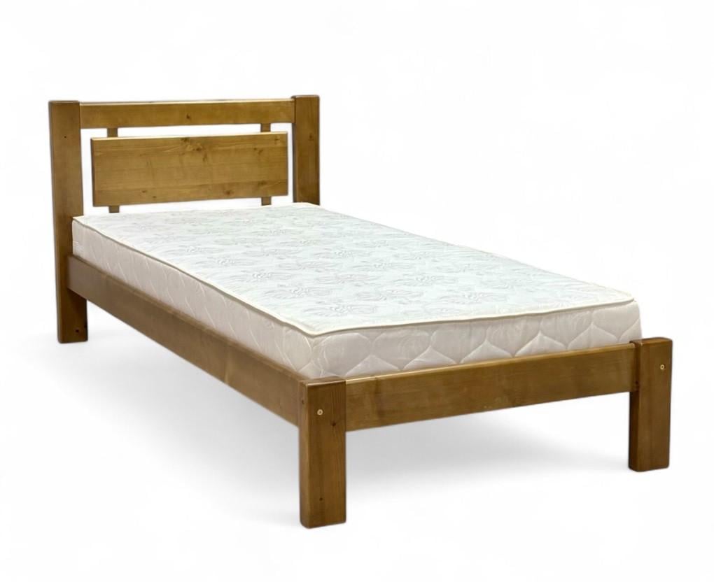 Кровать односпальная деревянная Скиф Л-110 80х190 см Дуб Карамель (26913872)