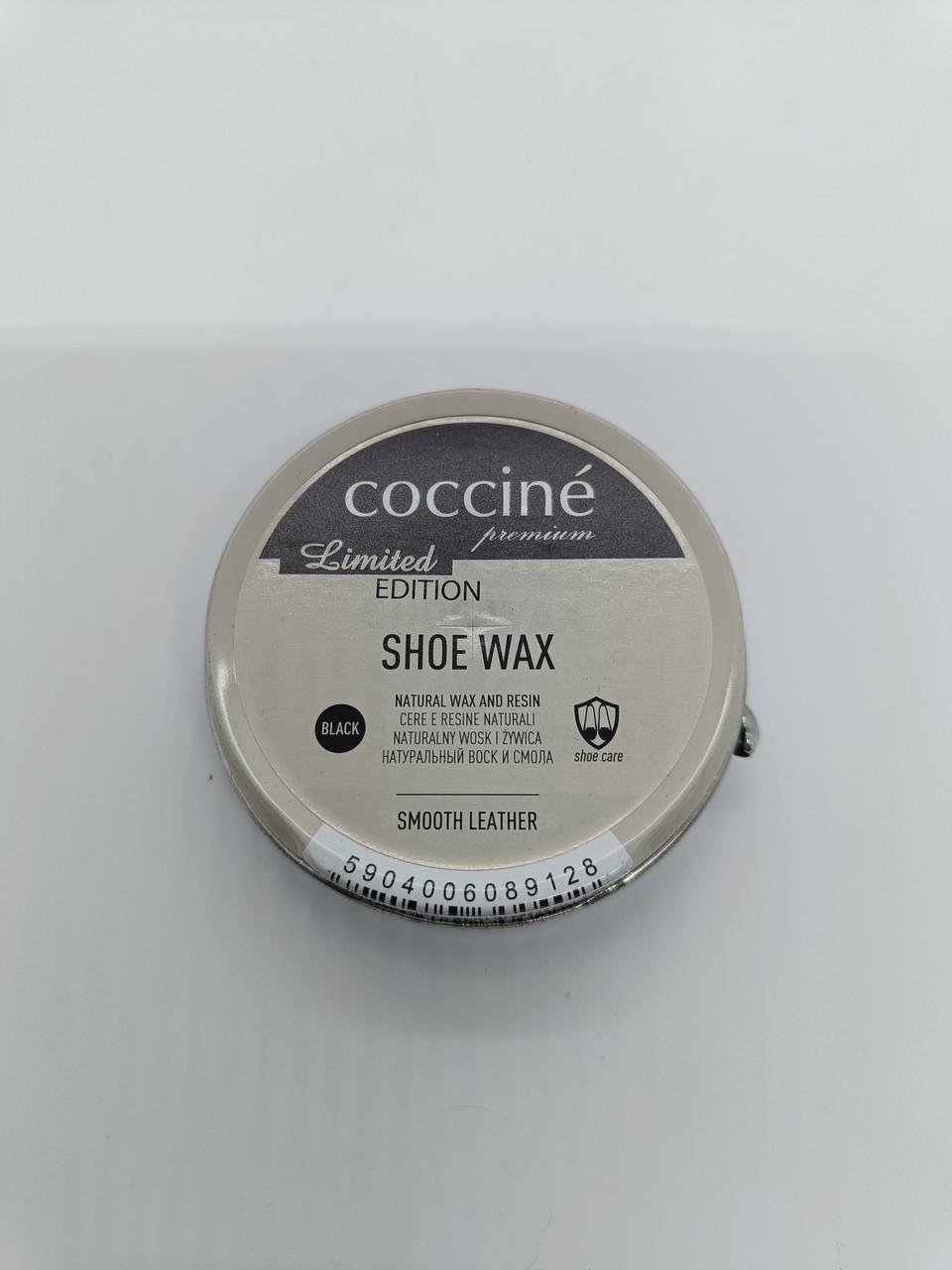 Воск и смола натуральные COCCINE SHOE WAX 40 г Black (1998965040)