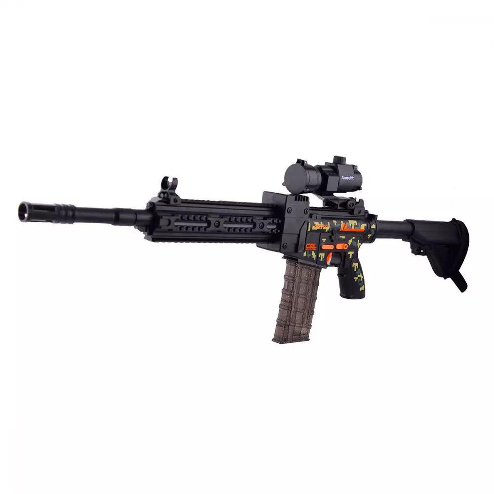 Автомат детский игрушечный ZERO M416 аккумуляторный 12 патронов Black (00000001829)