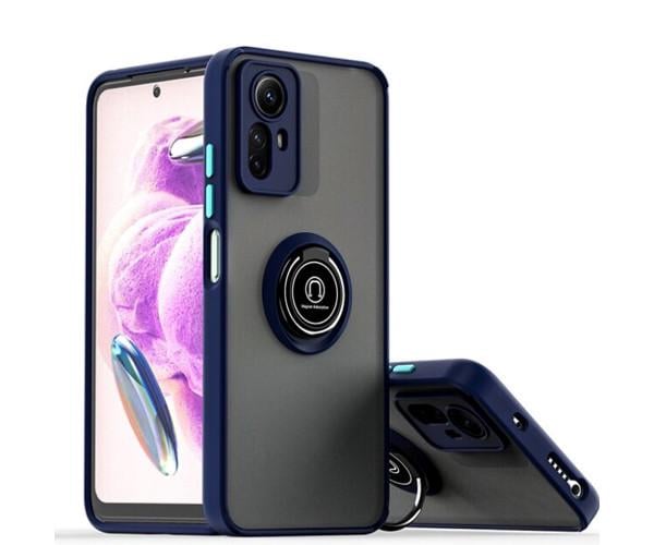 Чехол-накладка TPU Color Matte Ring для Xiaomi Redmi Note 12s Синий