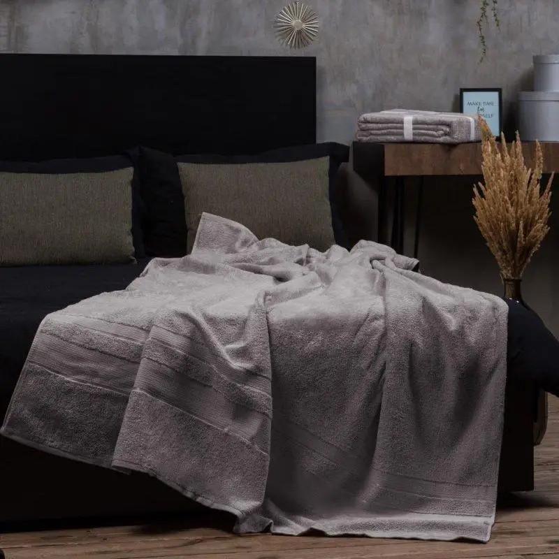 Простынь Aisha Home Textile 150х200 см Серый (20644)