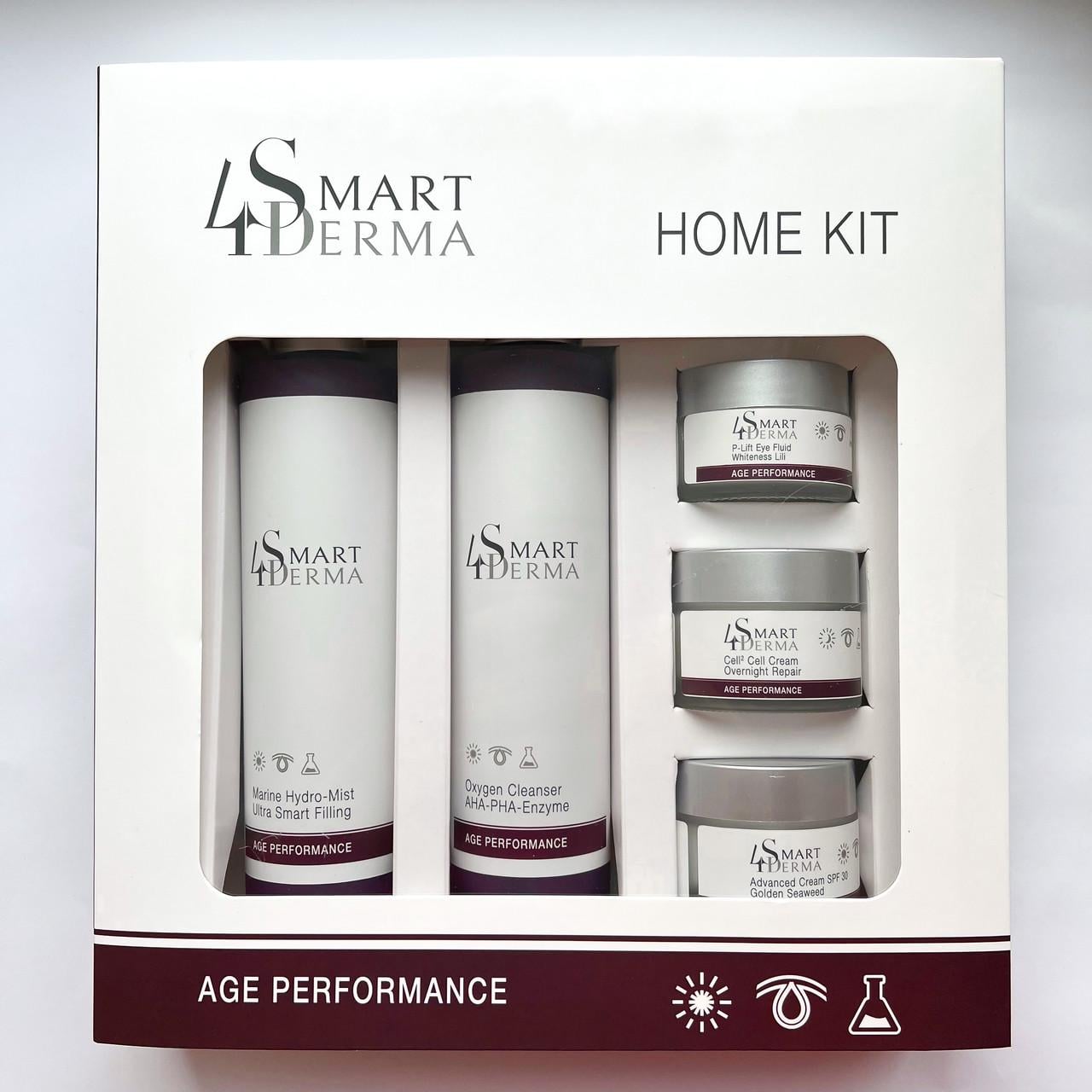 Набор антивозрастной Smart4Derma Age Performance HomeKit для всех типов кожи (1981843406)