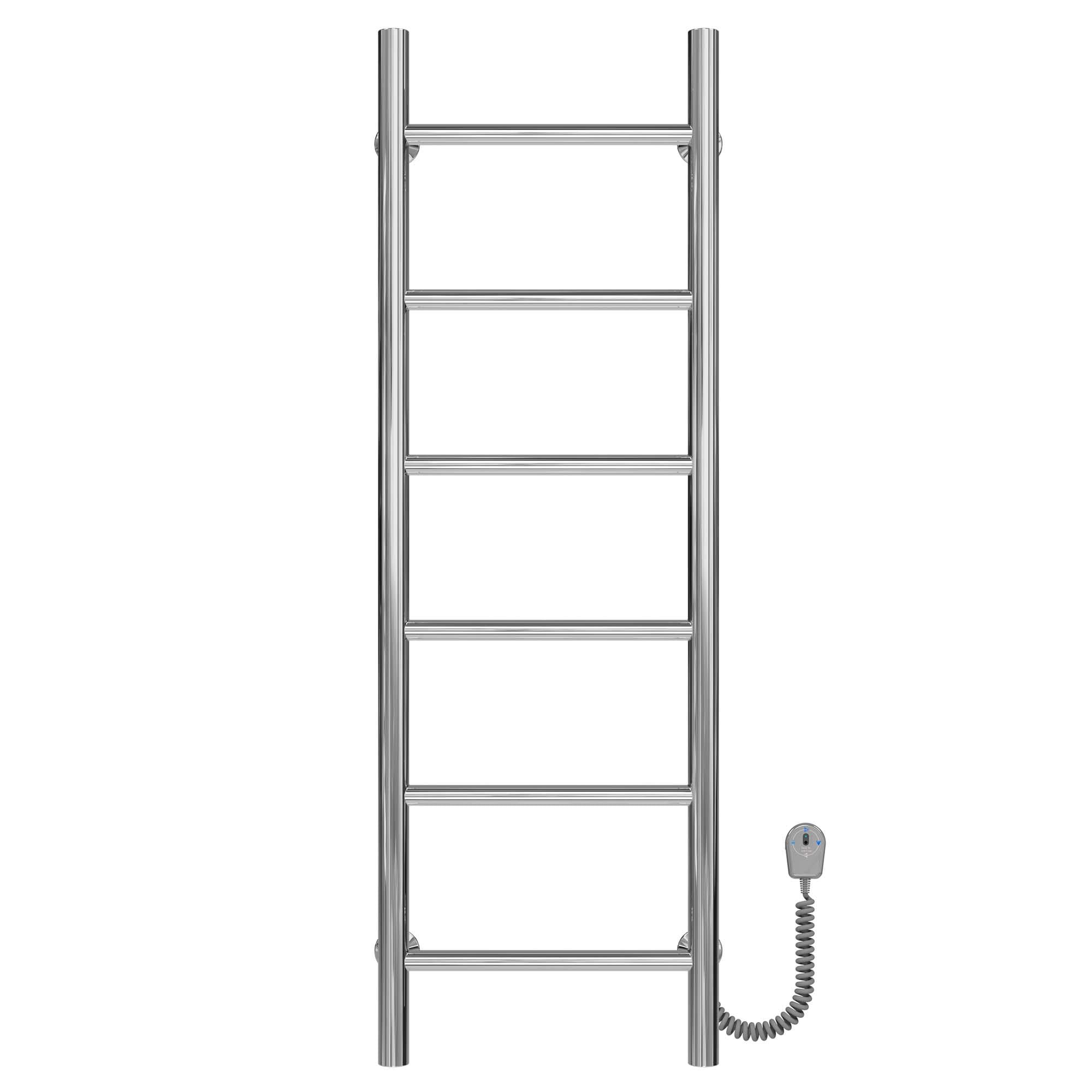 Полотенцесушитель электрический Deffi Орион П6 EF16 правое подключение нержавеющая сталь 200х1000 мм Хром (C.OR.100.20.6.E.C.R.5)