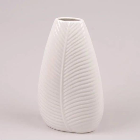 Ваза керамическая Flora Письмо 31 см Белый (24728) Ваза керамическая Flora Письмо 31 см Белый (24728)