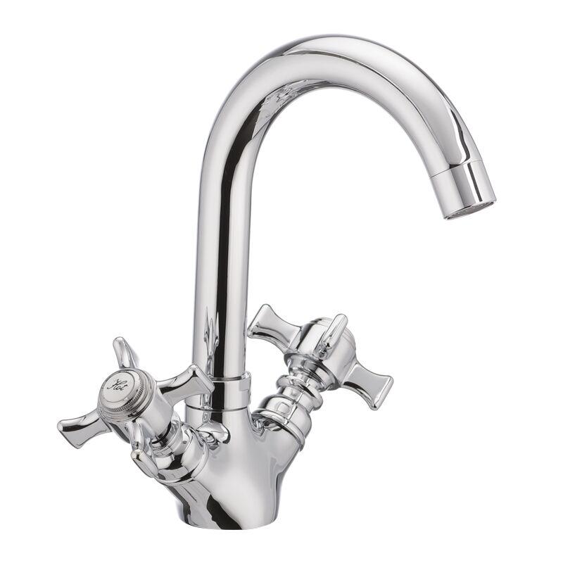 Смеситель для умывальника Cron Zeus 274 гайка (CR0084)