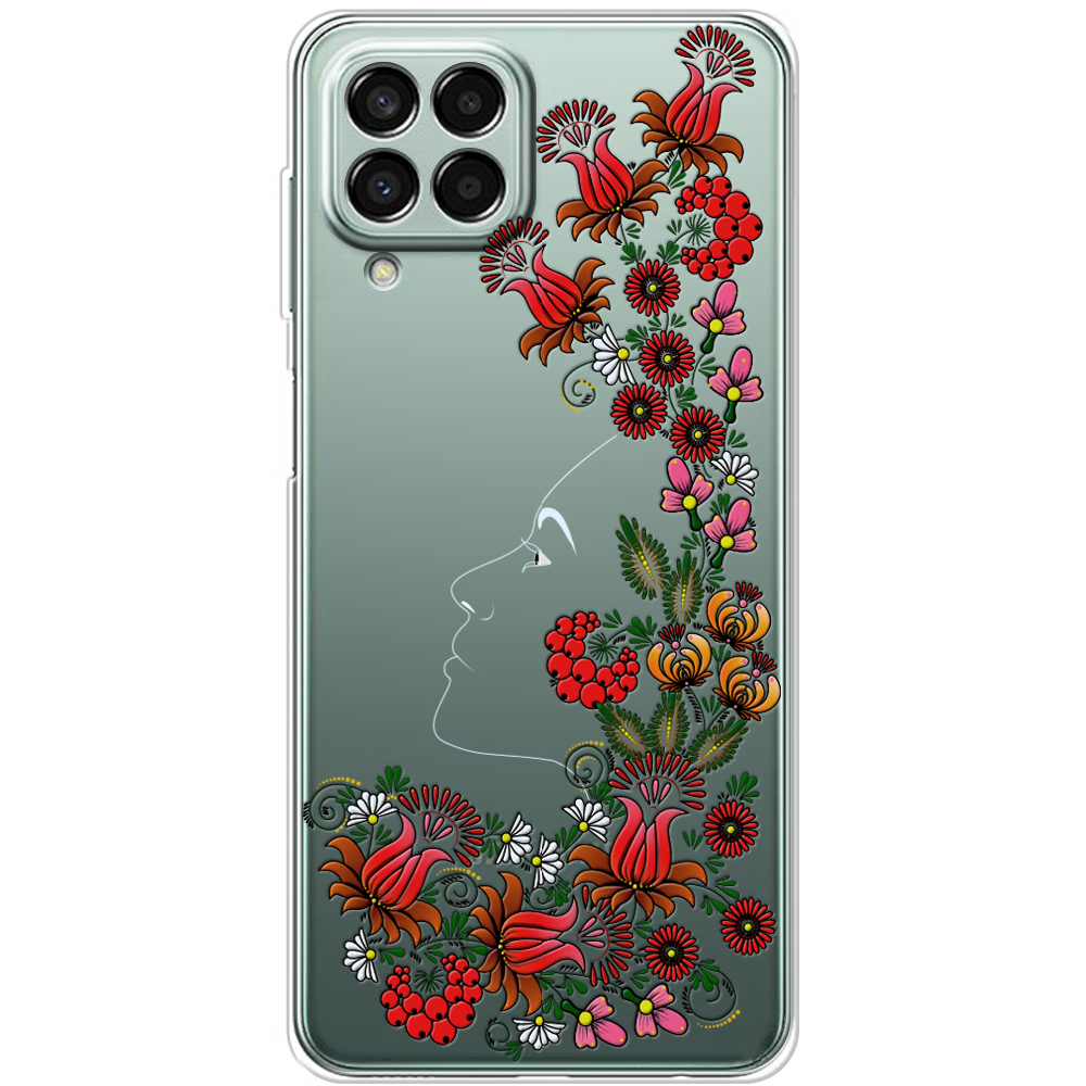 Чехол BoxFace Samsung Galaxy M33 5G (M336) 3D Ukrainian Muse Прозрачный силикон (44472-bk64-44472)