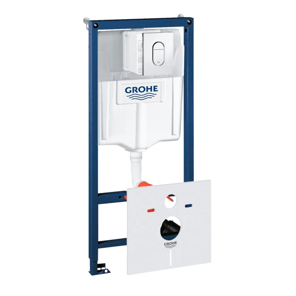 Инсталляция для унитаза Grohe Rapid SL 38929000 с клавишей Arena Cosmopolitan Хром (34857376)