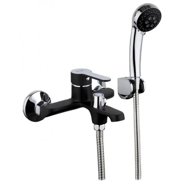 Змішувач для ванни Frap F3242 Чорний/Хром (1033665)