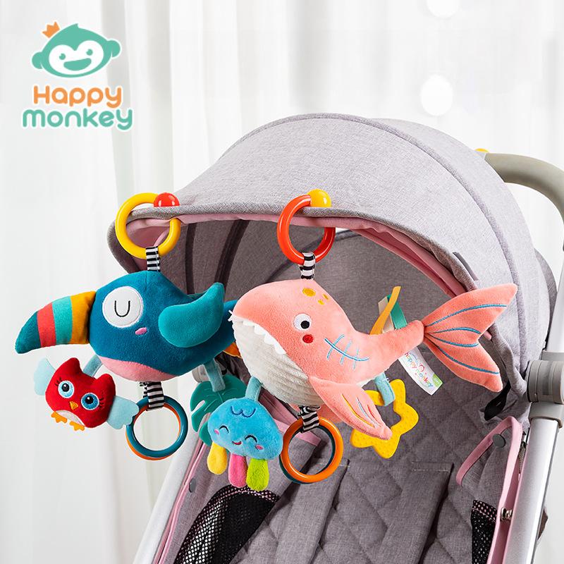 Игрушка-подвеска для коляски Happy Monkey Попугай (9809) - фото 4