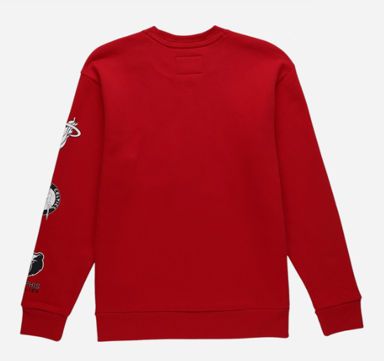 Світшот чоловічий баскетбольний NBA Collaboration Hollister L Червоний - фото 2