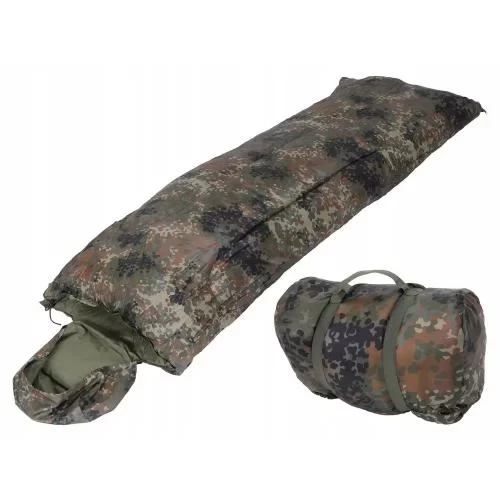 Спальный мешок демисезонный армейский Mil-Tec Pilot Sleeping Bag Flecktarn 0°C (14101021) - фото 2 Спальный мешок демисезонный армейский Mil-Tec Pilot Sleeping Bag Flecktarn 0°C (14101021) - фото 2