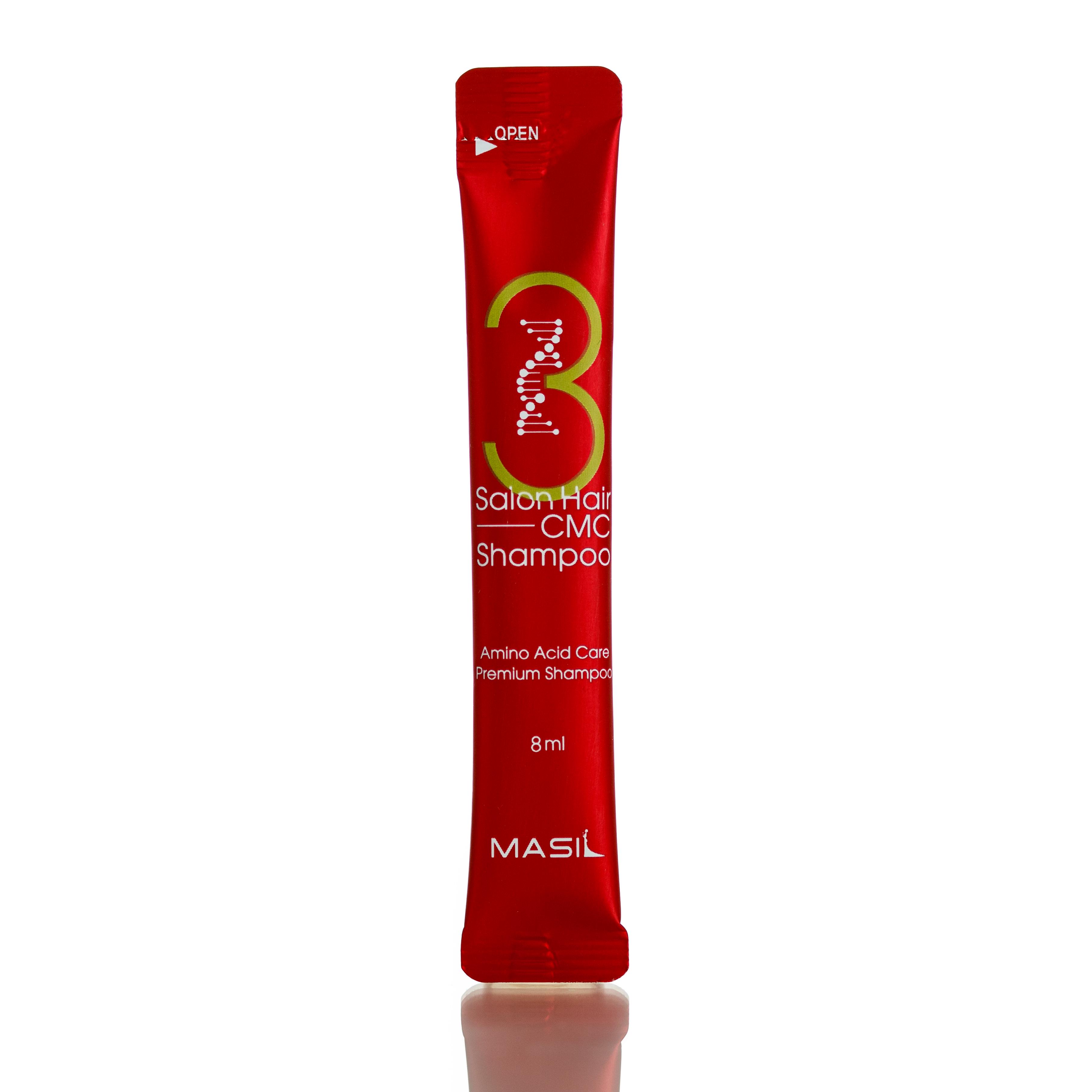 Шампунь з амінокислотами Masil 3 Salon Hair CMC Shampoo stick 8 мл - фото 1