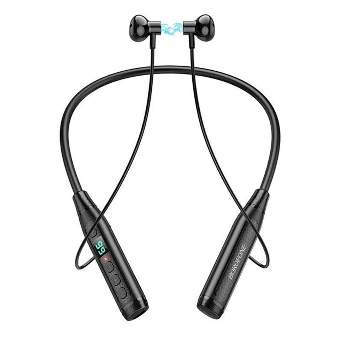 Наушники беспроводные Borofone BE61 Traveller Neckband Black