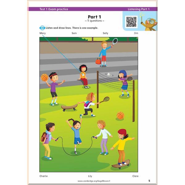 Книга Cambridge University Press "Fun Skills Movers Mini Trainer with Audio Download" (ISBN:9781108585118) - фото 4