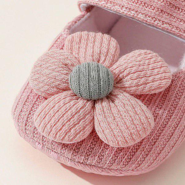 Пинетки для девочек на липучке L00128-1 XS 0-4 месяца Розовый (L00128-1) - фото 4 Пинетки для девочек на липучке L00128-1 XS 0-4 месяца Розовый (L00128-1) - фото 4