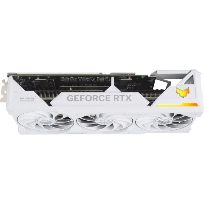 Відеокарта Asus TUF NVIDIA RTX 4070 Ti SUPER OC BTF 16 GB GDDR6X 2670 МГц PCIe 4,0 White (TUF-RTX4070TIS-O16G-BTF-White) - фото 9