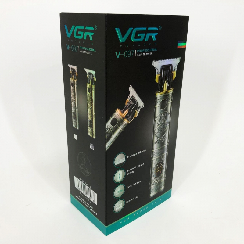 Машинка для стрижки VGR V-097 акумуляторна 3W Gold (tf5478) - фото 15