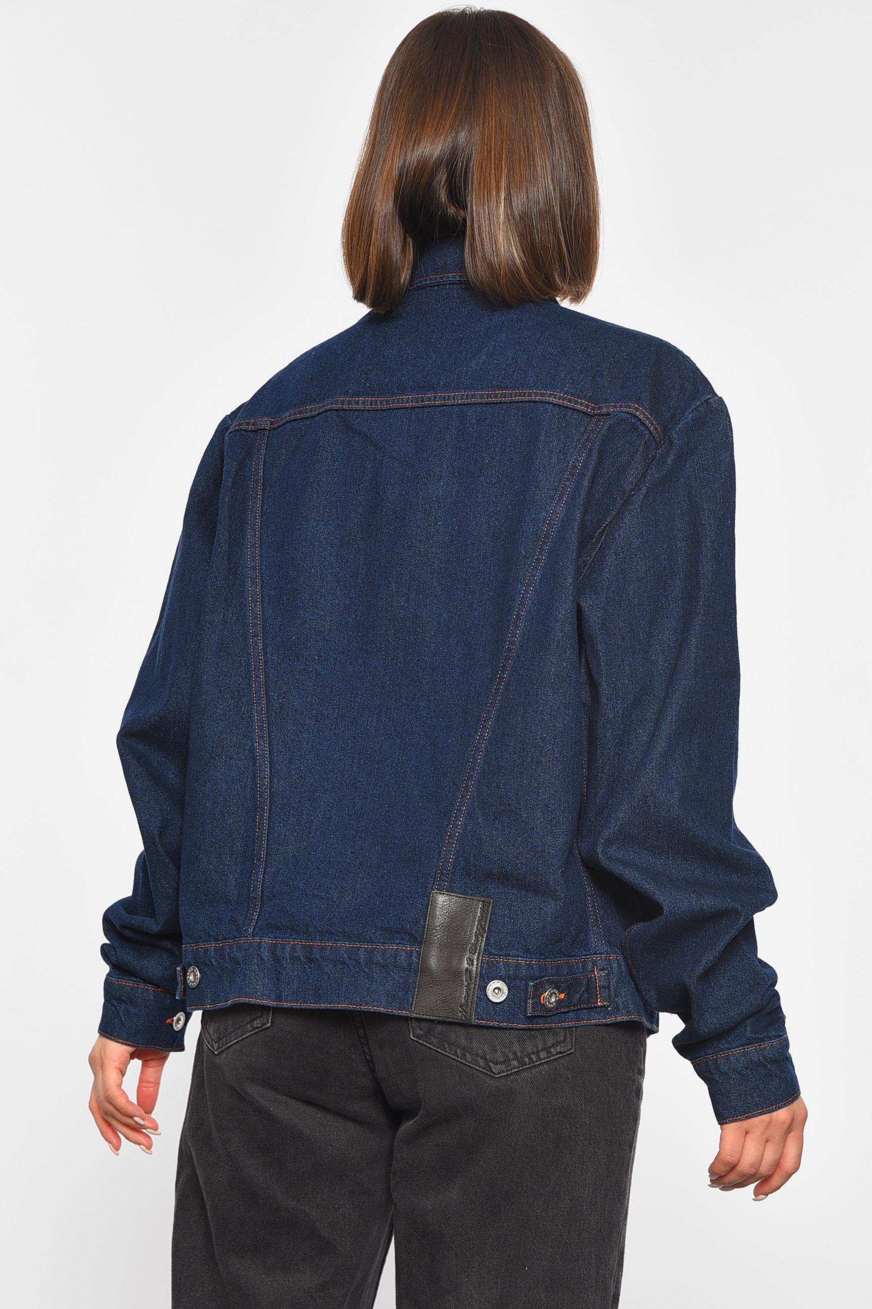 Джинсовка женская S Темно-синий (188070) - фото 3 Джинсовка женская S Темно-синий (188070) - фото 3