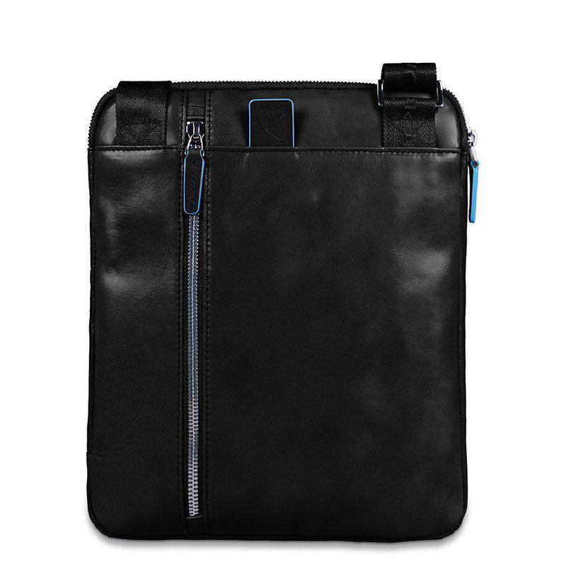 Сумка мужская кожаная Piquadro Square на ремне Blue/Black (CA1816B2_N) - фото 2