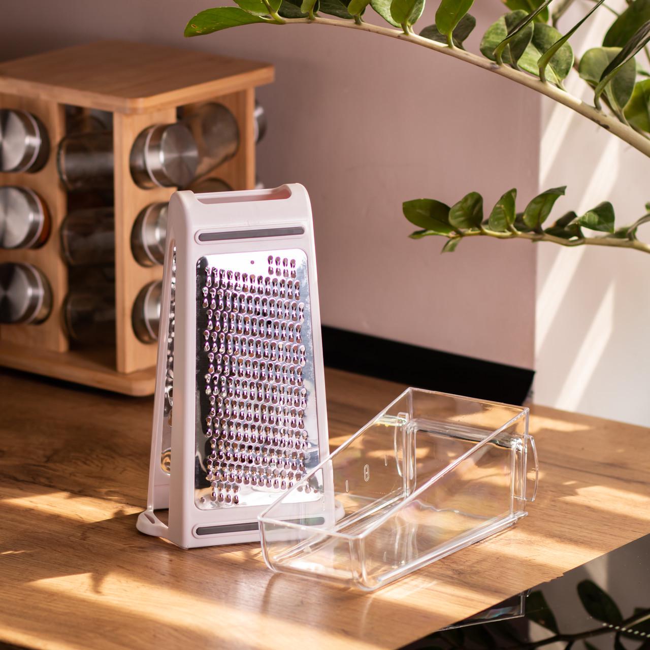 Терка ручная для овощей и фруктов с контейнером HP-8-4 600 мл (A-034734) - фото 7 Терка ручная для овощей и фруктов с контейнером HP-8-4 600 мл (A-034734) - фото 7