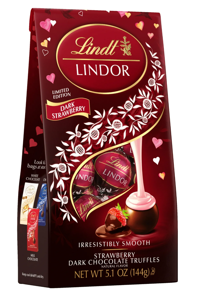 Конфеты шоколадные Lindt Lindor Strawberry Dark Chocolate Candy Truffles 145 г (2504308807) Конфеты шоколадные Lindt Lindor Strawberry Dark Chocolate Candy Truffles 145 г (2504308807)