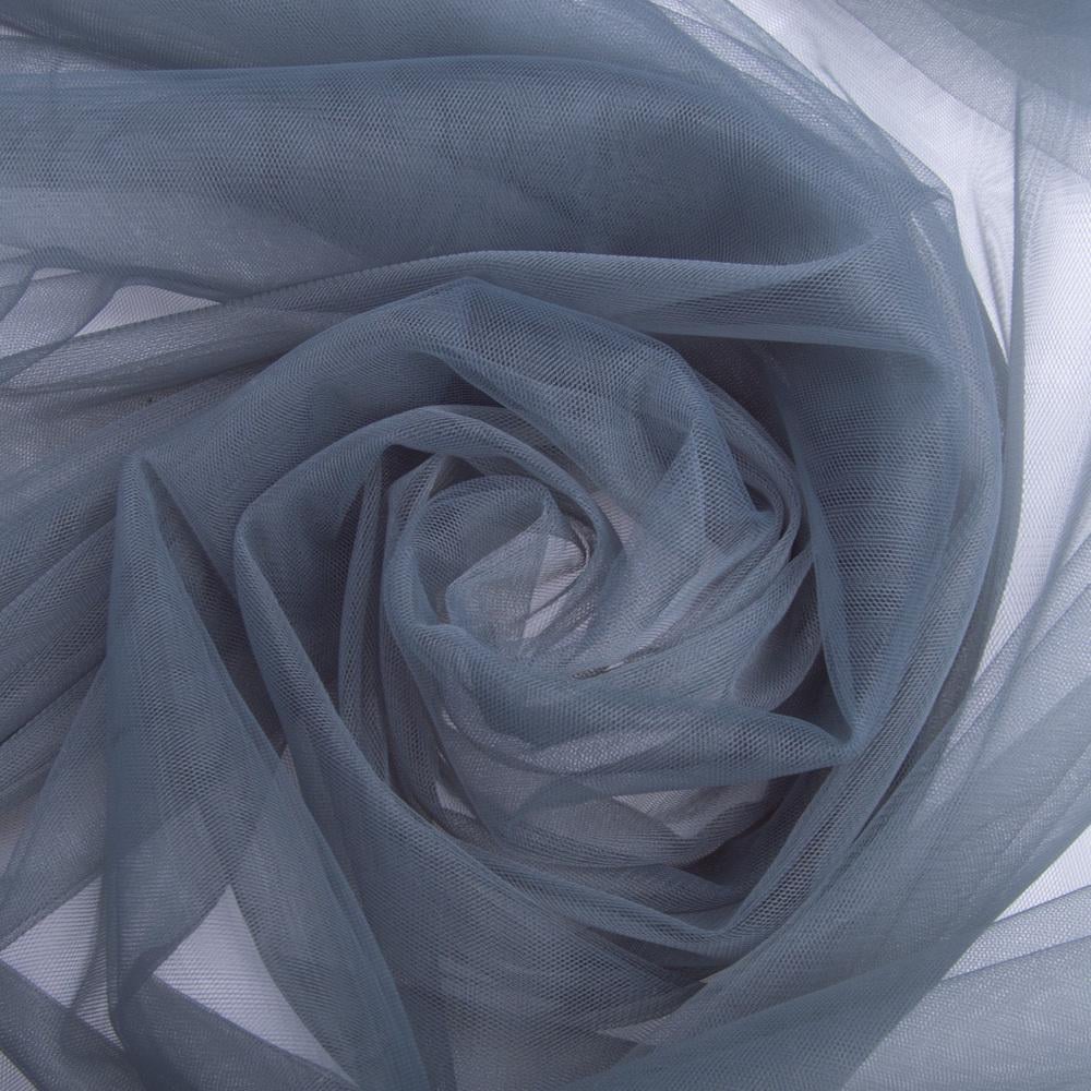 Тканина фатин V-H129 євро 3,0 м Сіро-зелений (23684)