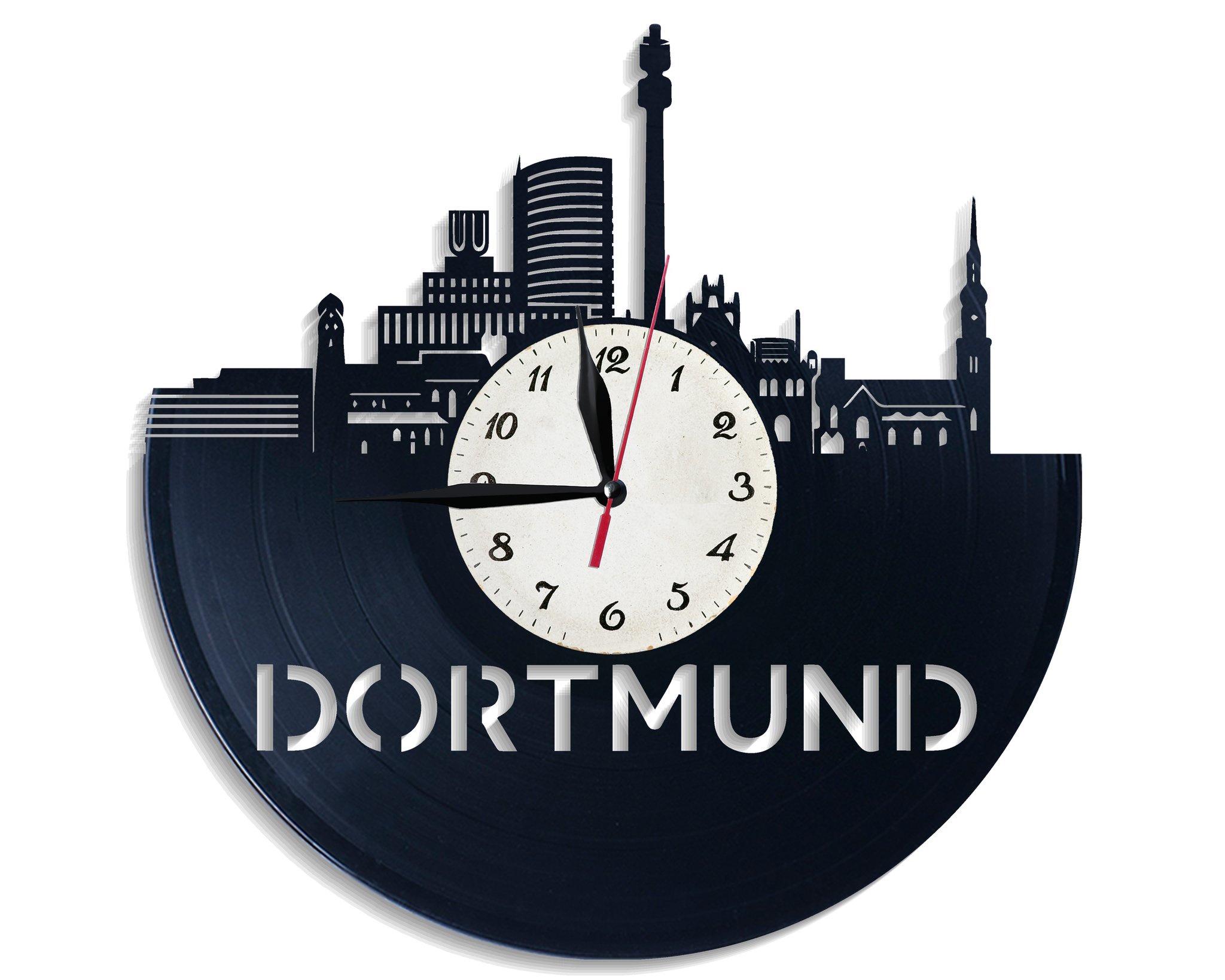 Часы настенные Дортмунд 2593 из виниловой пластинки