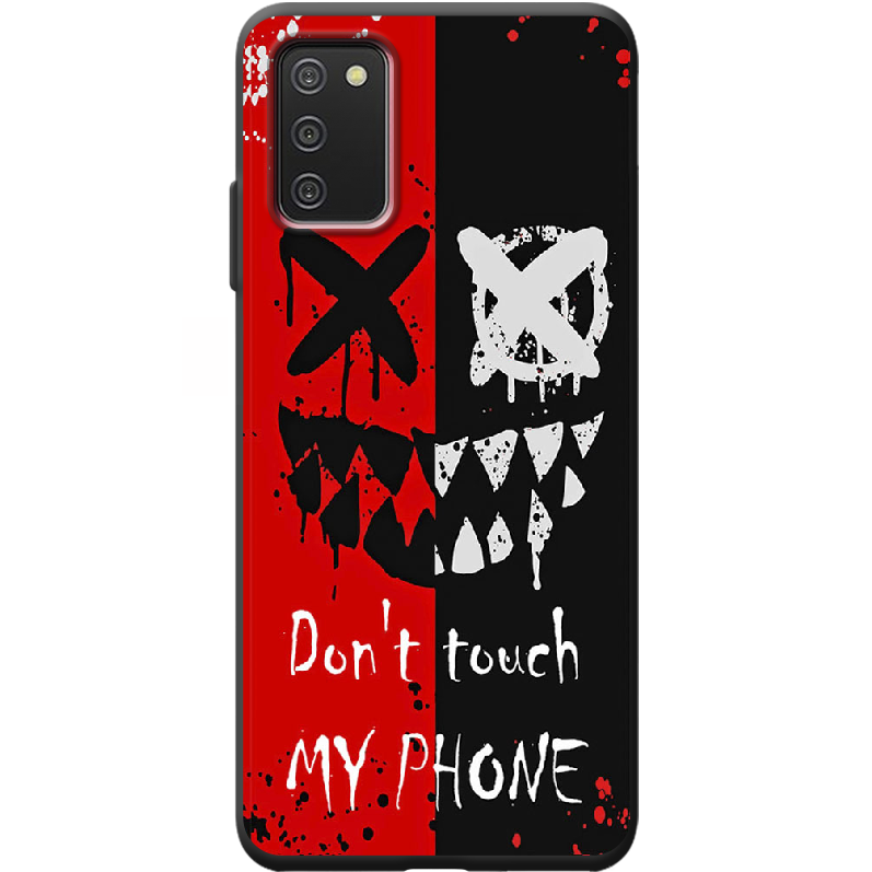 Чехол BoxFace Samsung Galaxy A03s (A037) Bad Smile Черный силикон (43255-up2468-44047)