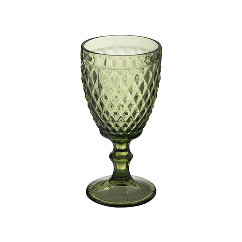 Набор бокалов для вина SNT Аргайл 240 мл 6 шт. Изумрудный (9444-3)