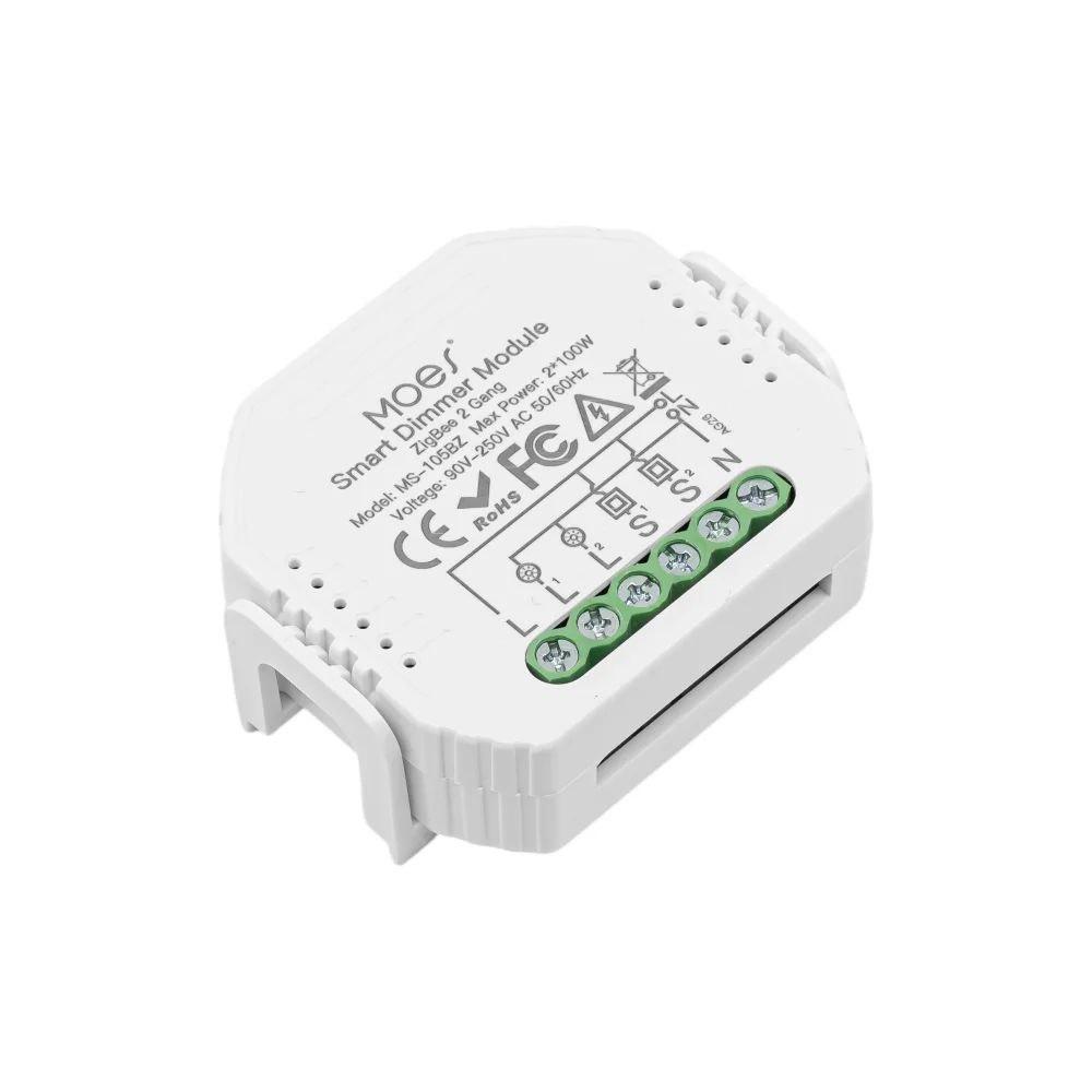 Димер-модуль розумний MOES Zigbee Smart Dimmer Module (35888046)