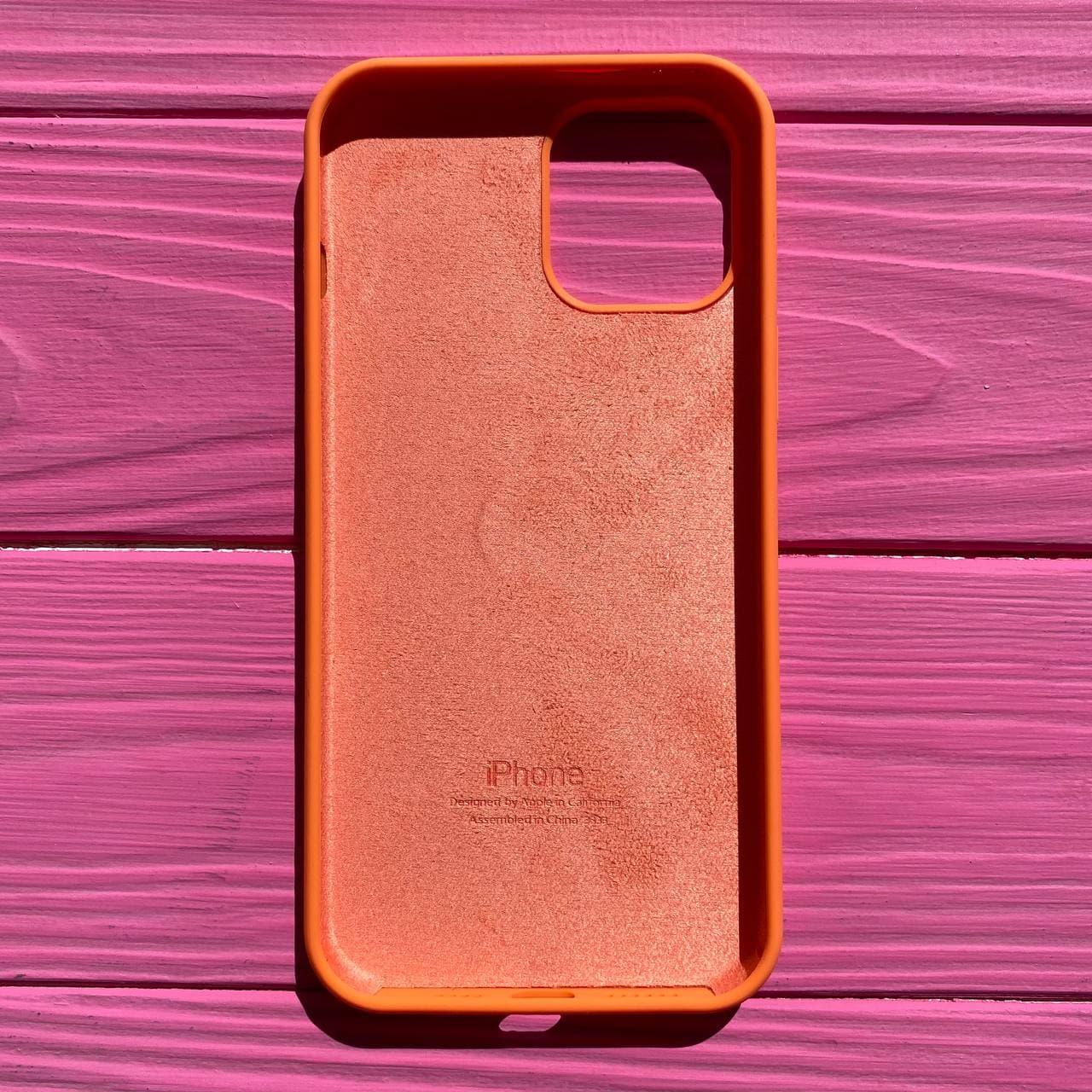 Чехол Silicone Case для Apple iPhone 12 Mini Spicy Orange - фото 2