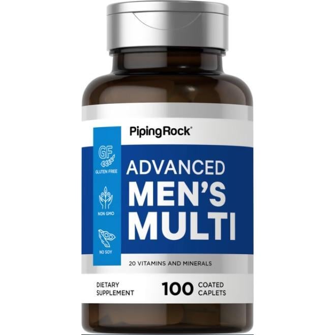 Витаминно-минеральный комплекс для мужчин Piping Rock Advanced Men's Multi 100 Caplets Витаминно-минеральный комплекс для мужчин Piping Rock Advanced Men's Multi 100 Caplets