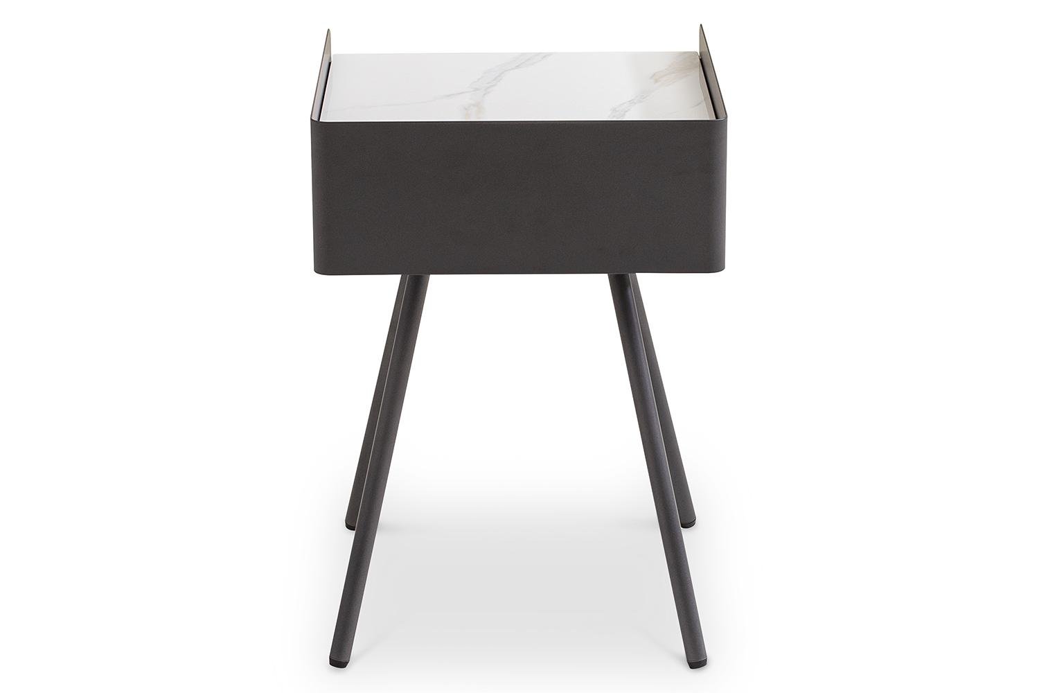 Тумбочка прикроватная Matteo 1 ящик Lilac ice top walnut canaletto (16045) - фото 5 Тумбочка прикроватная Matteo 1 ящик Lilac ice top walnut canaletto (16045) - фото 5