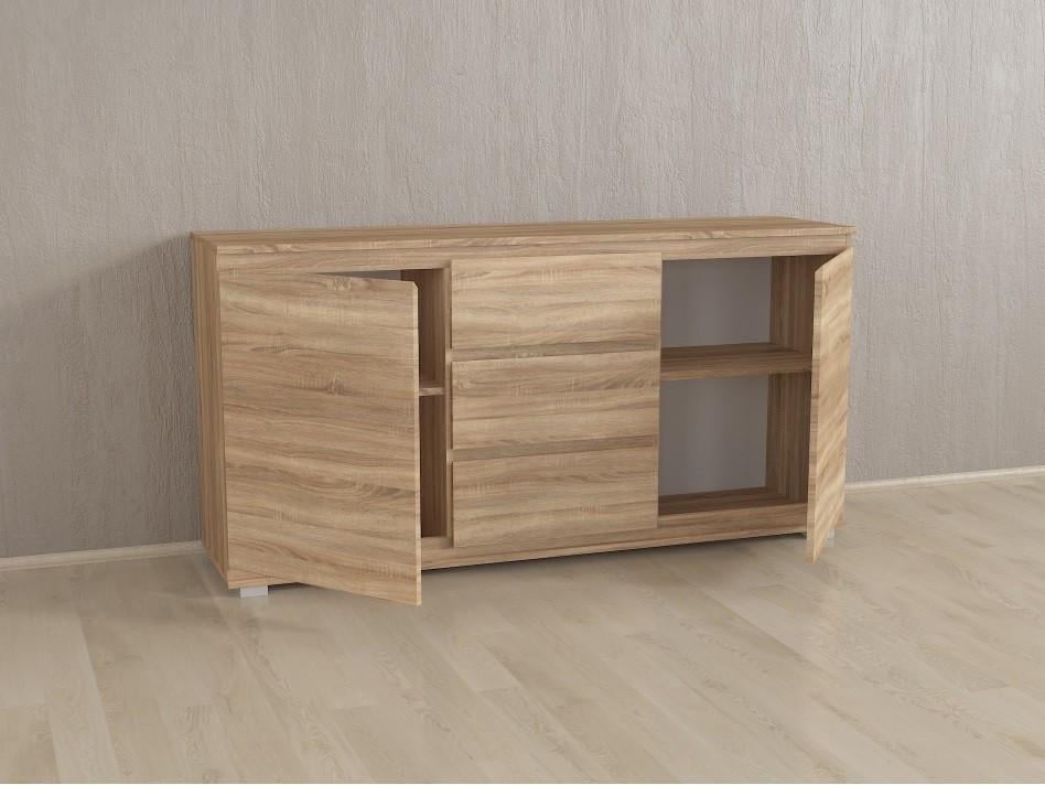 Комод Forte Mikkel 1502x759x390 мм Дуб сонома (id27/Б3-sonoma) - фото 2 Комод Forte Mikkel 1502x759x390 мм Дуб сонома (id27/Б3-sonoma) - фото 2
