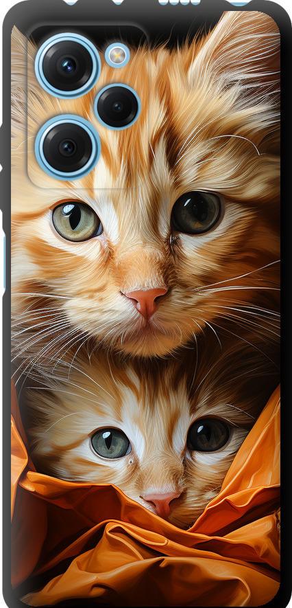 Чехол на Xiaomi Poco X5 Pro 5G Котики 2 (5664b-3027-42517)