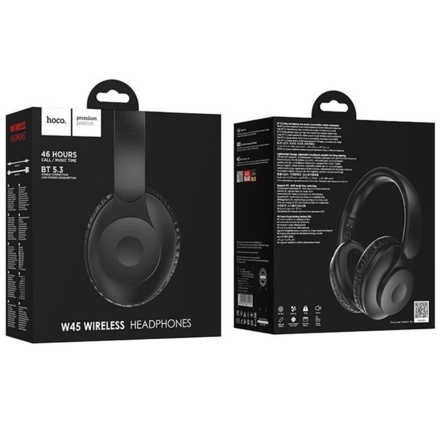 Навушники Bluetooth Hoco W45 Enjoy BT headset Чорний - фото 3