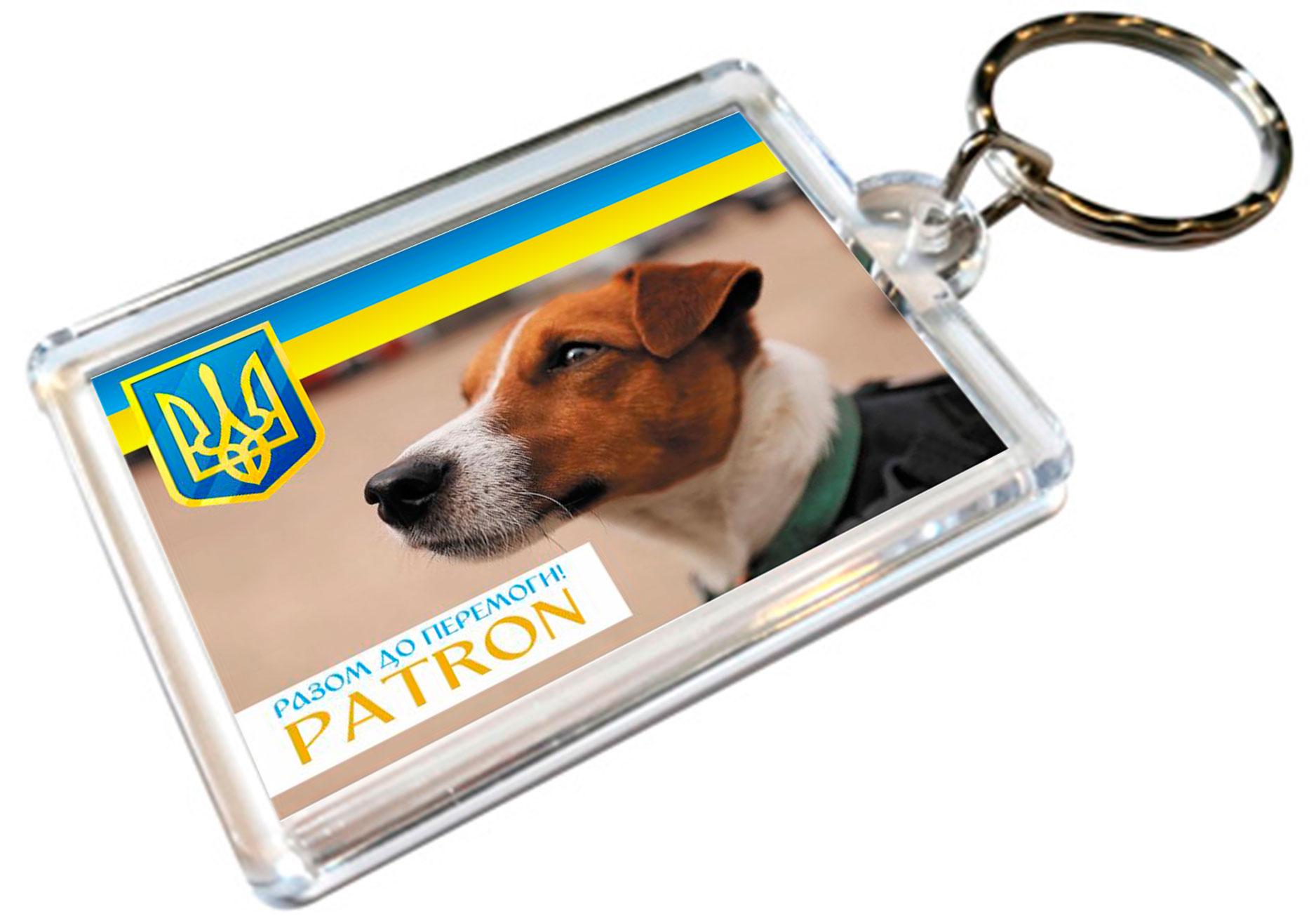 Брелки для ключей акриловые Apriori Пес Патрон Украина 5 шт. 18 вид