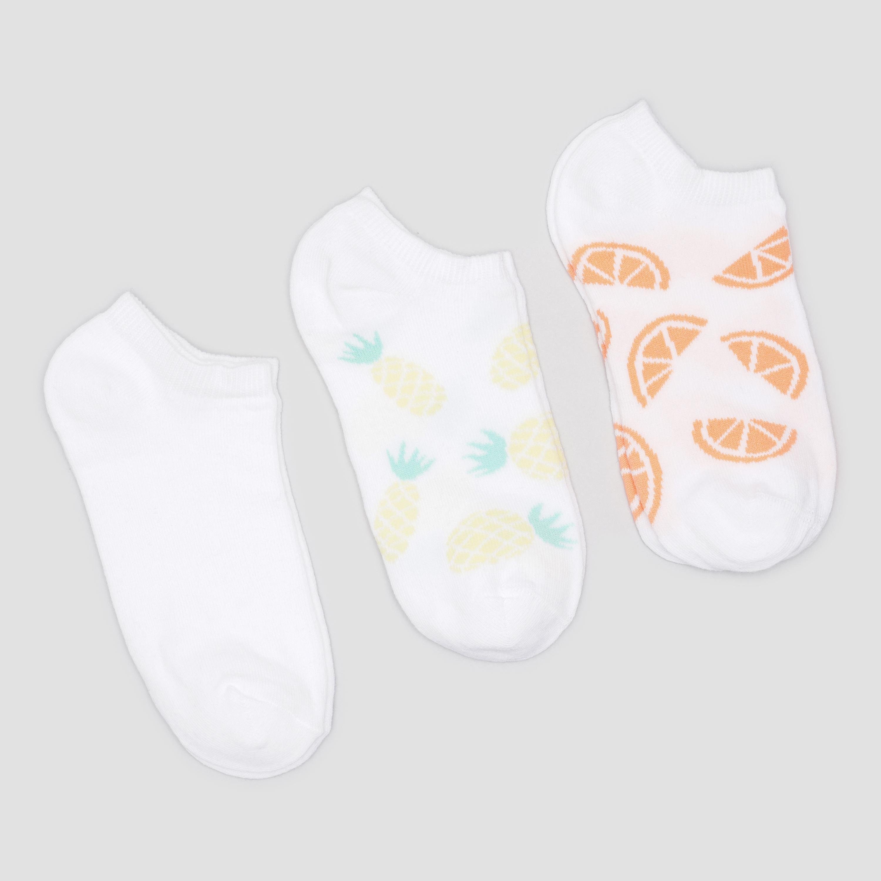 Носки C&A принт р. 31-33 3 пары Белый (29097424945)