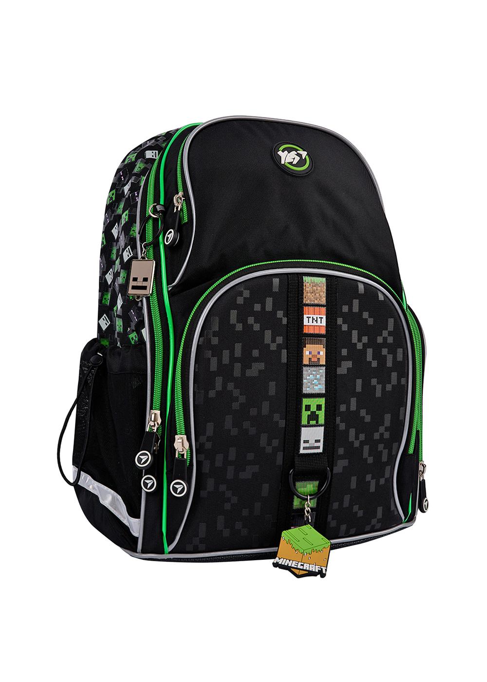 Рюкзак школьный полукаркасный YES S-100 Minecraft Game (559875)