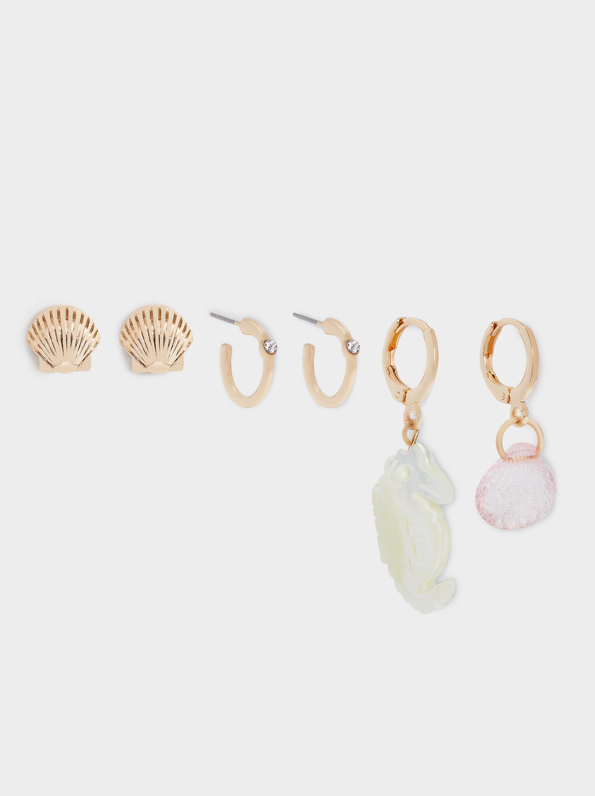 Женские серьги Parfois 178581 ONE Золотой