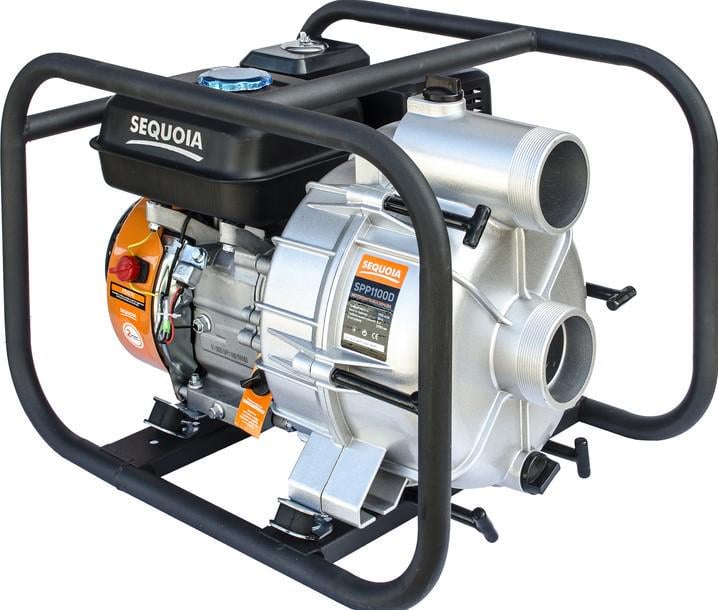 Мотопомпа бензиновая SEQUOIA для чистой и грязной воды SPP1100D (53134)