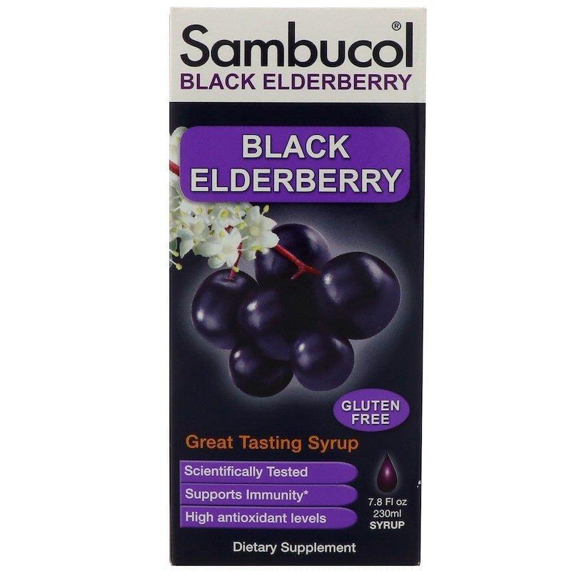 Витамины Sambucol Black Elderberry сироп для иммунитета для детей 230 мл