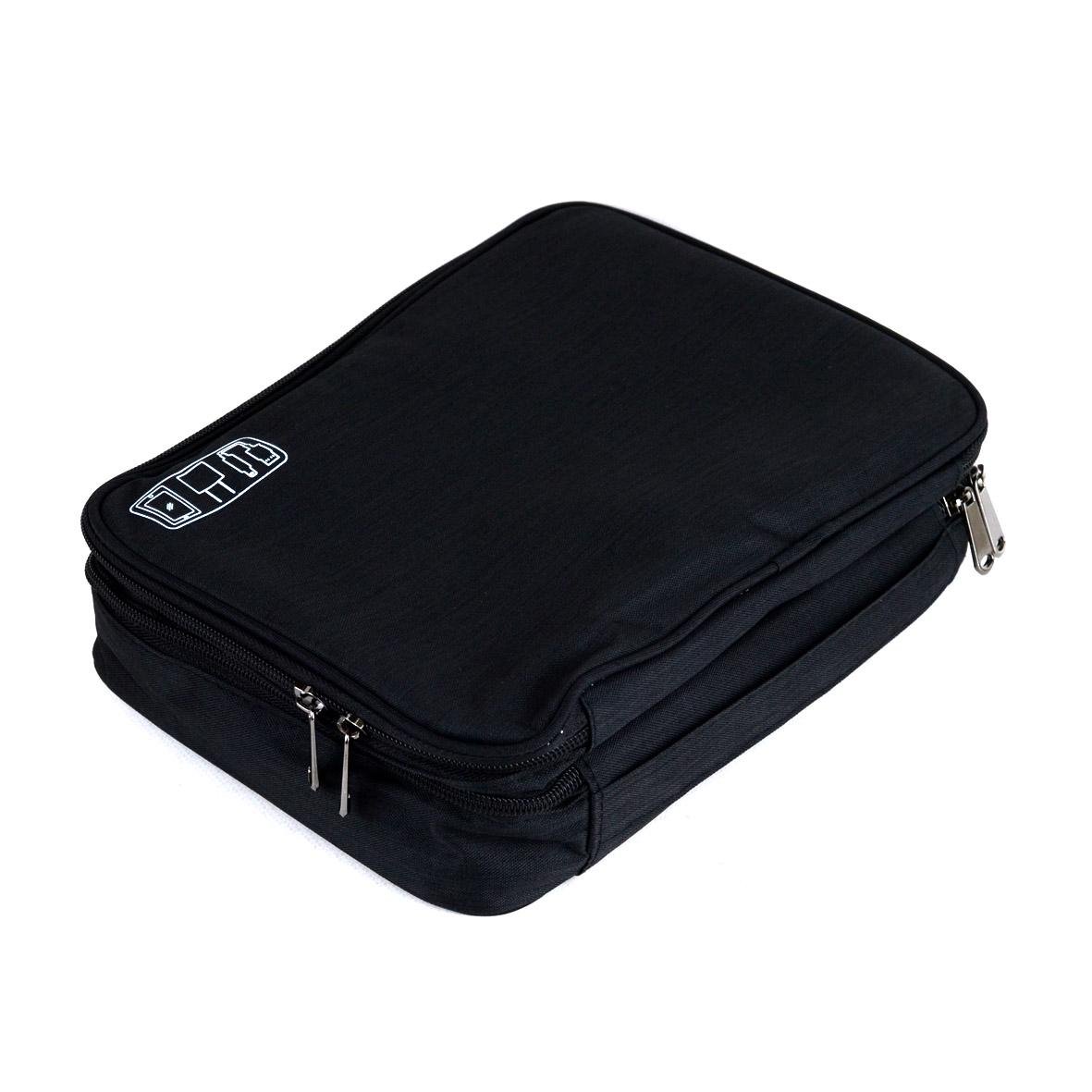 Органайзер для зарядных устройств и кабелей 2 отделения 26,5х19,5х9,5 см Черный (ОД-302-6) - фото 4 Органайзер для зарядных устройств и кабелей 2 отделения 26,5х19,5х9,5 см Черный (ОД-302-6) - фото 4