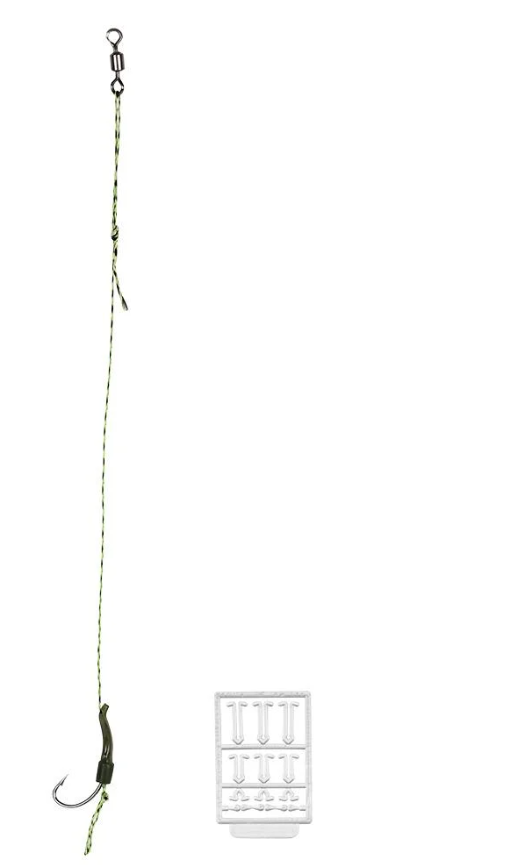 Поводок карповый с бойловым стопором SF24242-6 3 шт. №6