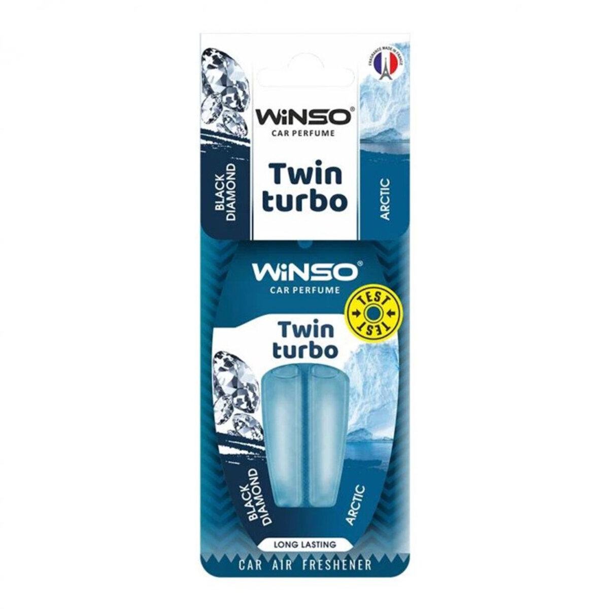 Ароматизатор з подвійною капсулою Winso Twin turbo - Black Diamond