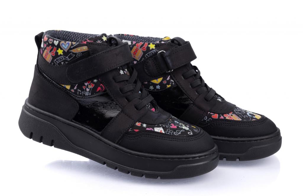 Черевики осінні Topitop для дівчаток 3017 р. 31 Чорний