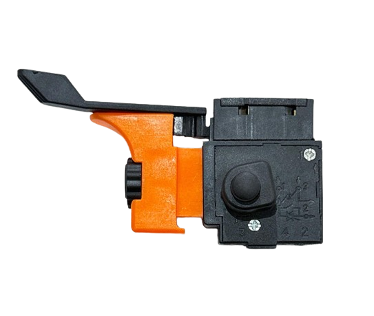 Кнопка для дрели Black&Decker/Bosch 4A 43x16,5/34,5x13,5 мм (К005)