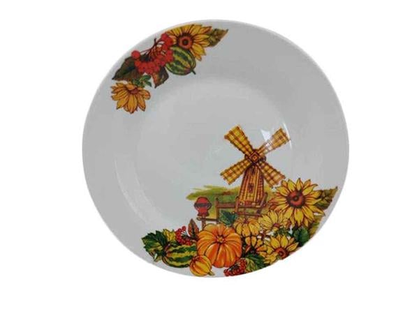 Тарелка мелкая Vitol Мельница 200 мм 12 шт. (801097)