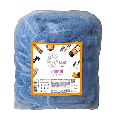 Шапочка медична на подвійній гумці Panni Mlada зі спанбонду 100 шт./пач Блакитний (2538725922)